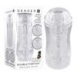 Gender X DOUBLE FANTASY - Clear Double Ended Stroker - Naughty by Nature Adult Store