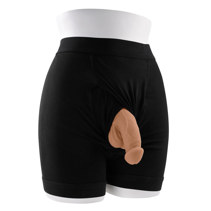 Gender X 4'' PACKER - Medium - Tan 10 cm Packer - Naughty by Nature Adult Store
