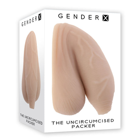 Gender X THE UNCIRCUMCISED PACKER - Light - Flesh 11.5 cm Packer - Naughty by Nature Adult Store