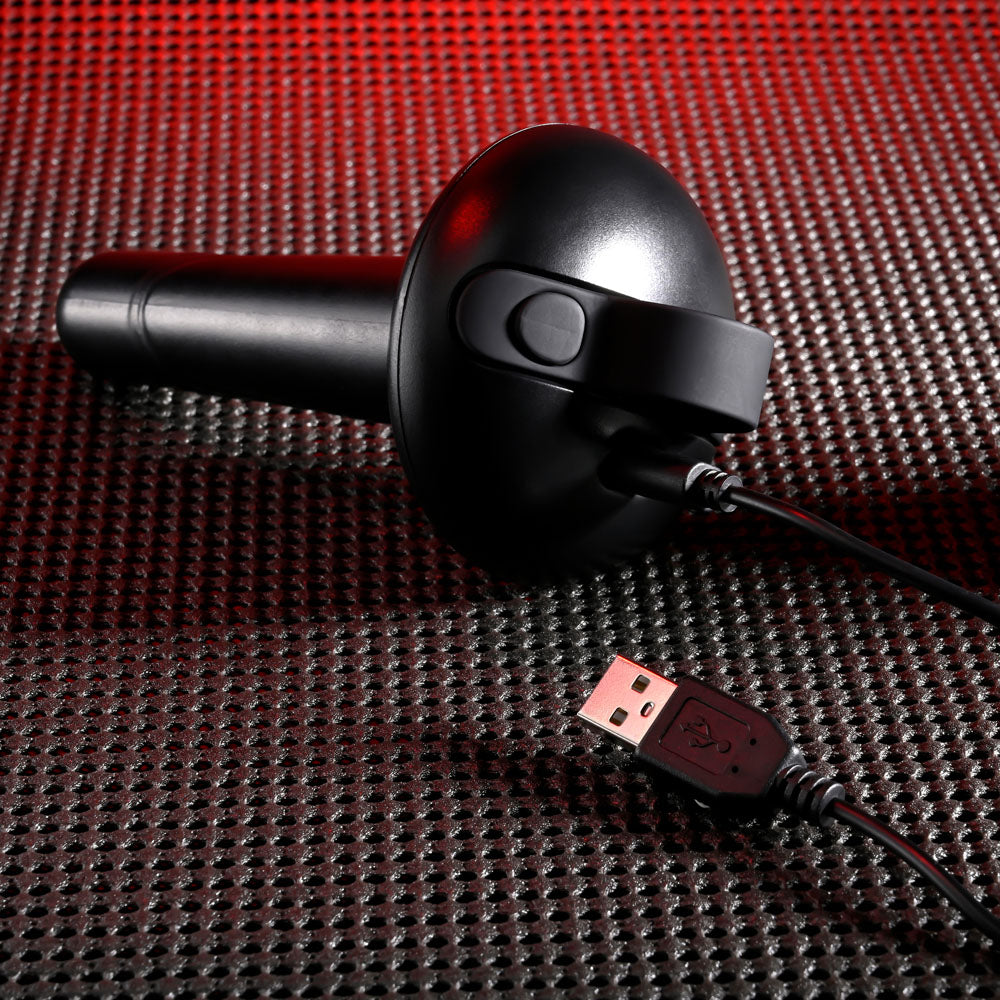 Gender X ECHO - Black 15.3 cm USB Rechargeable Butt Plug - Naughty by Nature Adult Store