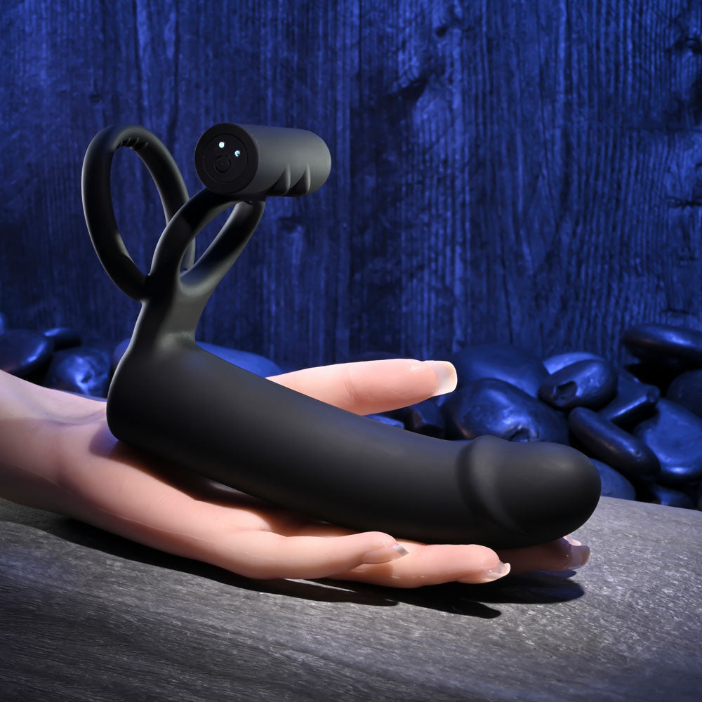 Gender X FULL SWING - Vibrating Cock Ring with Double Penetrator