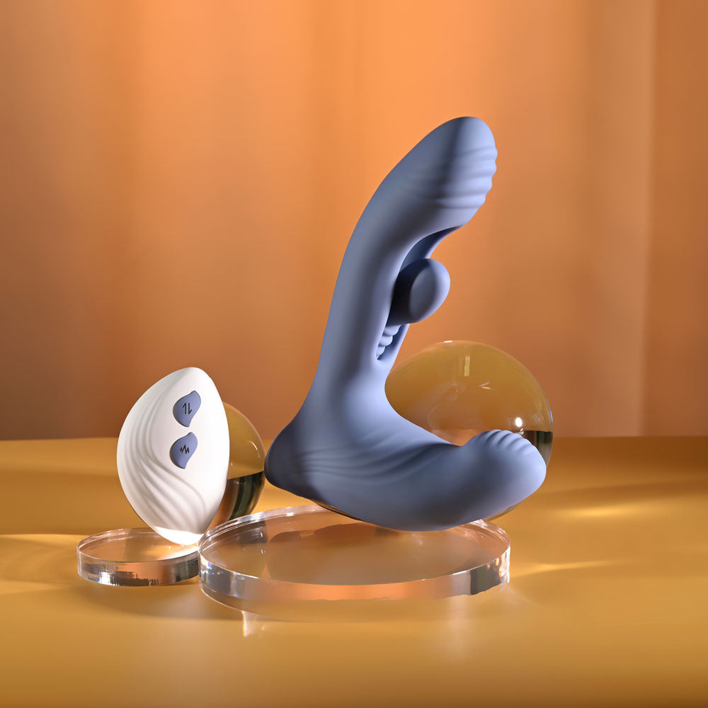 Gender X Flapjack Blue USB Rechargeable Flapping Vibrator