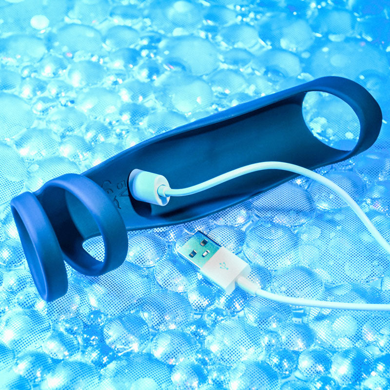 Gender X ROCKETEER - Black USB Rechargeable Vibrating Penis Sleeve - Naughty by Nature Adult Store