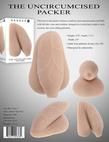 Gender X THE UNCIRCUMCISED PACKER -  Flesh 11.5 cm Packer