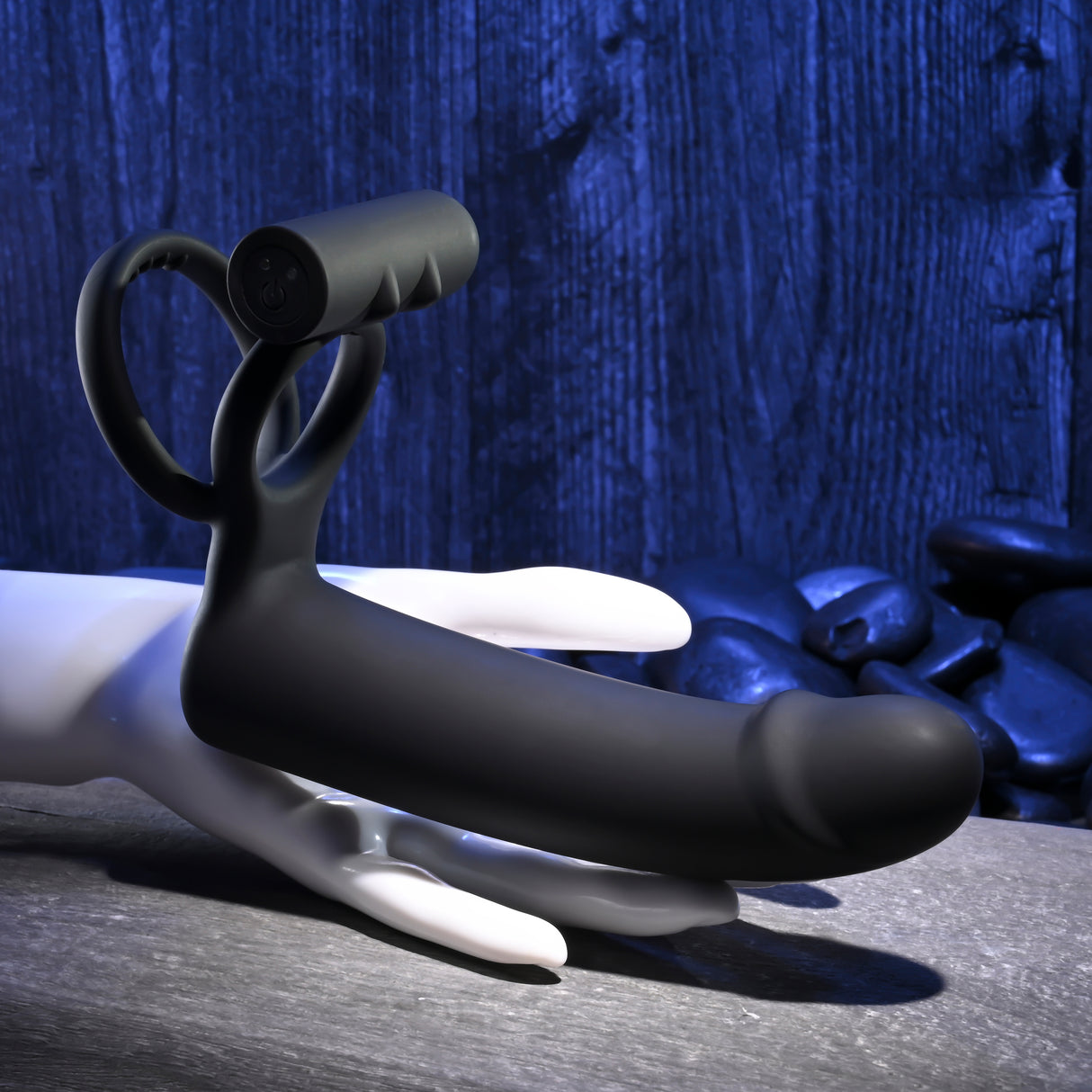 Gender X FULL SWING - Vibrating Cock Ring with Double Penetrator
