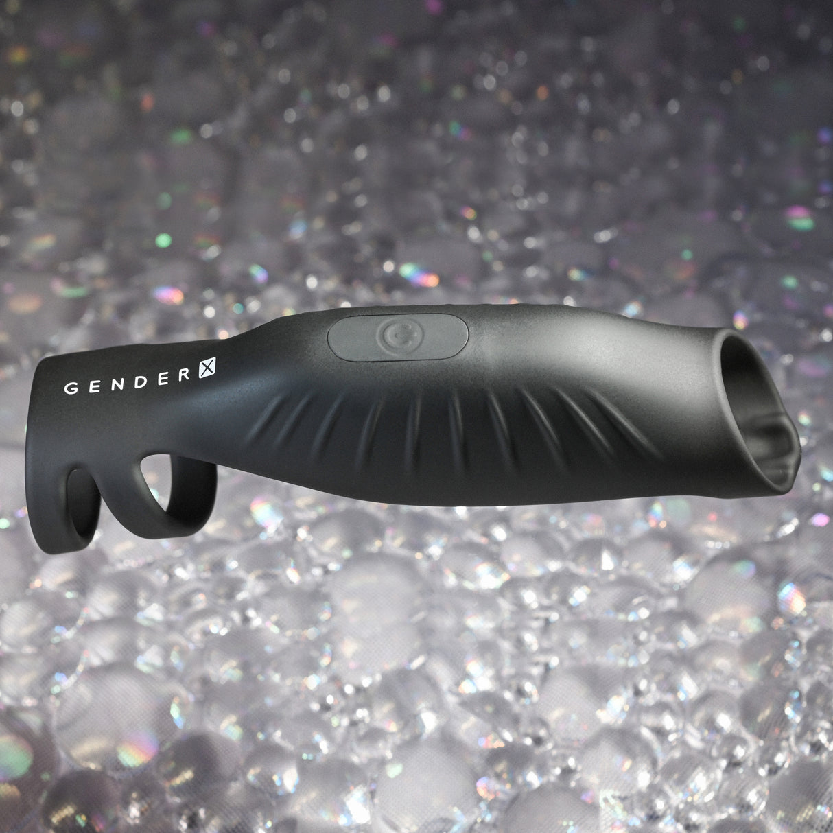 Gender X ROCKETEER - Black USB Rechargeable Vibrating Penis Sleeve - Naughty by Nature Adult Store