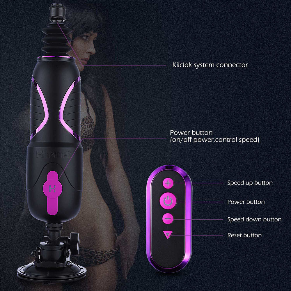 Hismith Pro Traveler 2.0 Mains Powered Portable Sex Machine App Control Remote