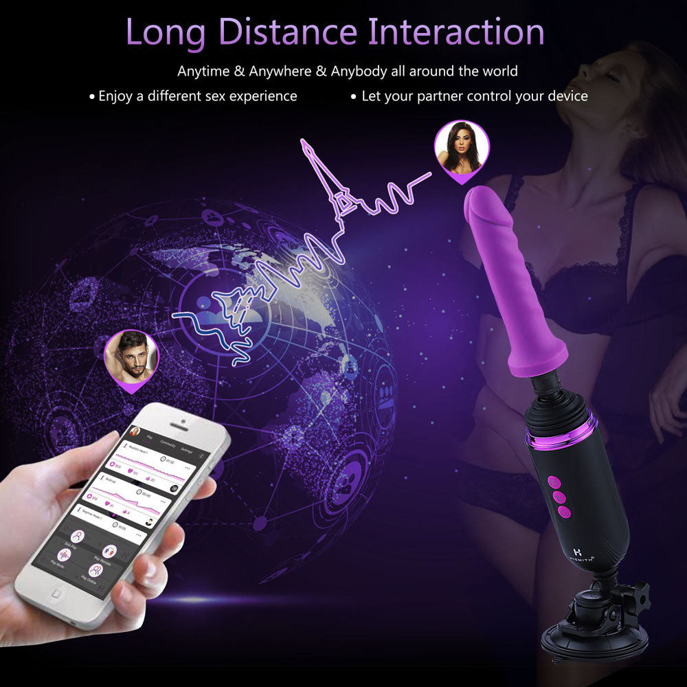 Hismith Pro Traveler 2.0 Mains Powered Portable Sex Machine App Control Remote