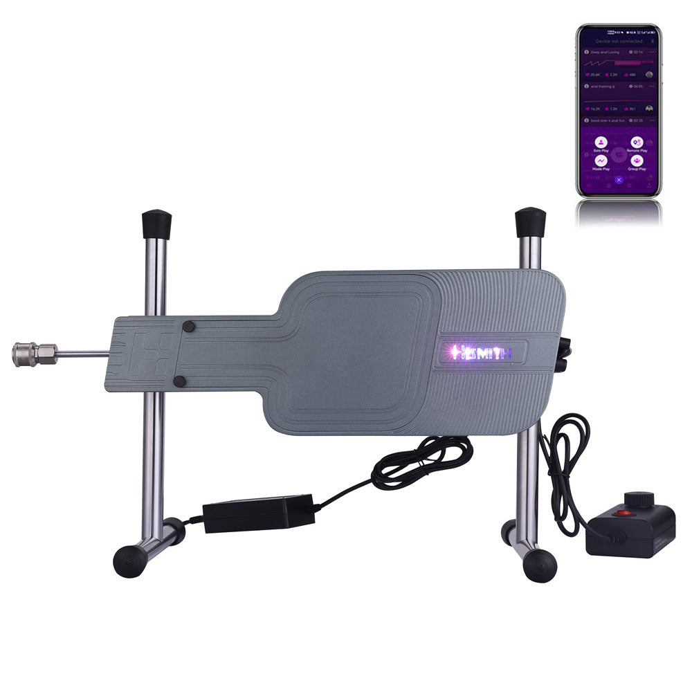Hismith Premium Edition Black App Controlled Mains Powered Sex Machine Remote