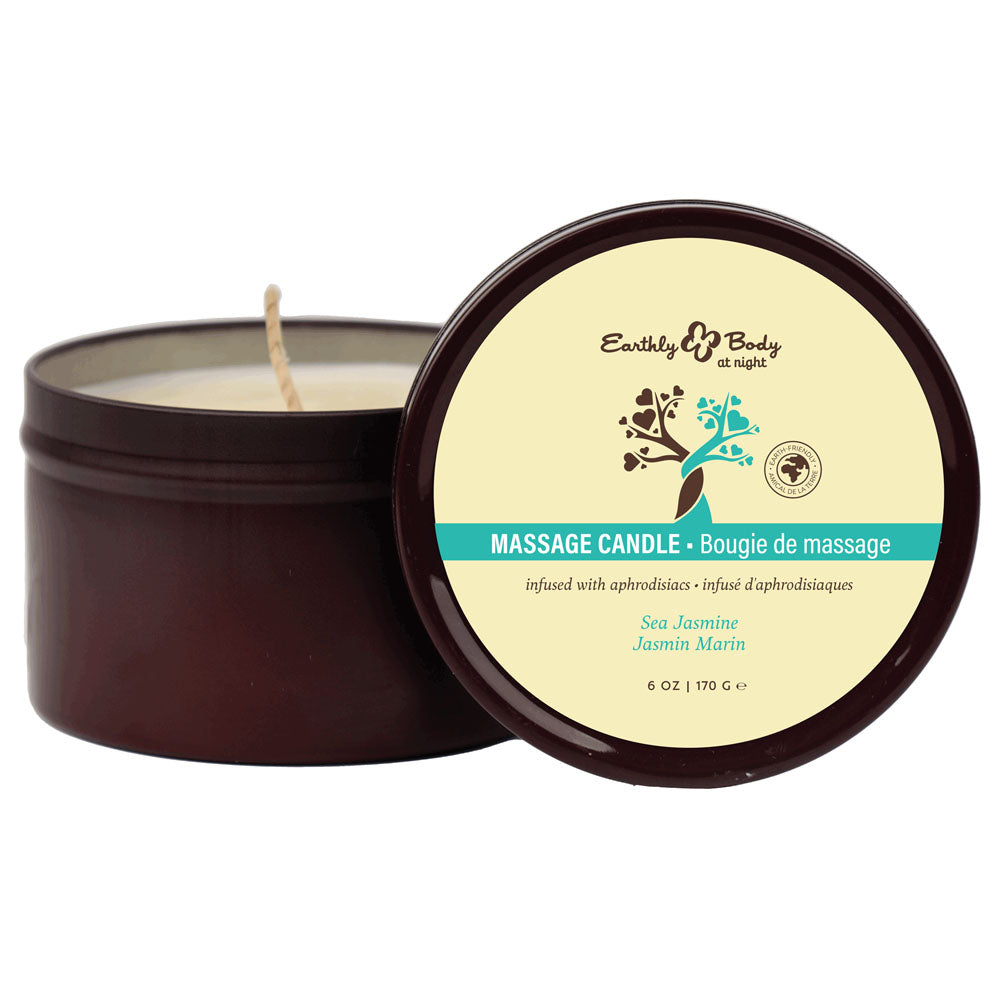 EB Aphrodisiac Massage Candle Sea Jasmine Scented 170 Grams