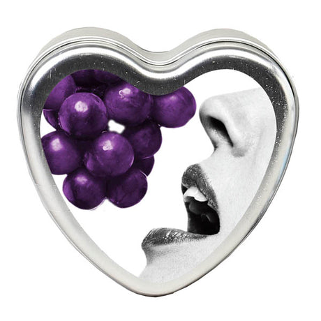 Edible Massage Candle - Grape Flavoured - 113 g - Naughty by Nature Adult Store