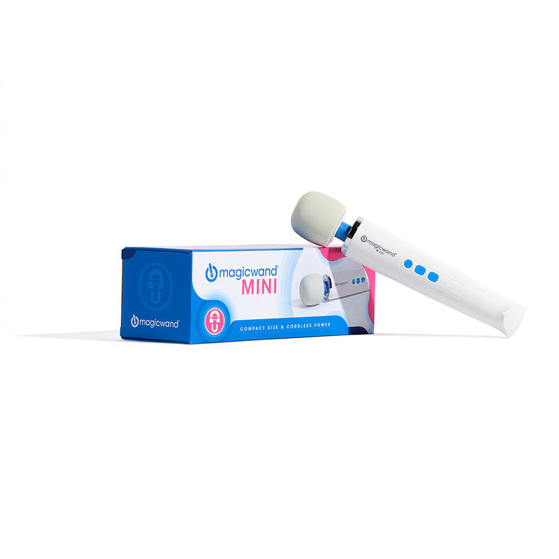 Magic Wand Mini - White Rechargeable Massage Wand - Naughty by Nature Adult Store