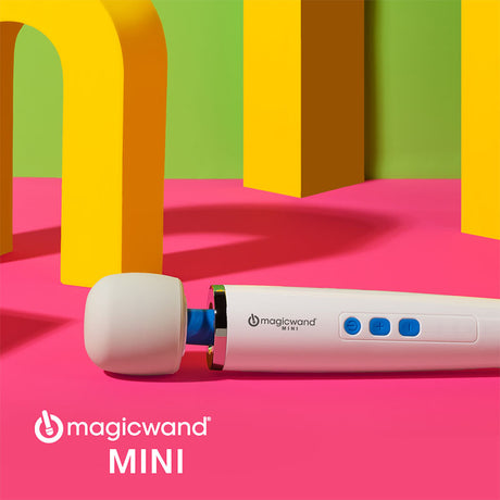 Magic Wand Mini - White Rechargeable Massage Wand - Naughty by Nature Adult Store