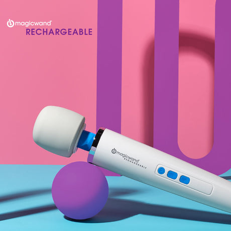Magic White Rechargeable Massage Wand - Naughty by Nature Adult Store