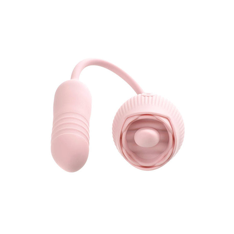 Adam & Eve THRUST & TICKLE Rose Vibrator -  Flickering Rose Stimulator - Naughty by Nature Adult Store