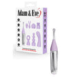 Adam & Eve SWEET DREAMS MASSAGER KIT - Lavender USB Rechargeable Point Stimulator with 8 Interchangeable Tips - Naughty by Nature Adult Store