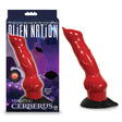 Alien Nation - Cerberus Vibrating - Red 20.3 cm Vibrating Canine Fantasy Dong - Naughty by Nature Adult Store