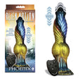 Alien Nation - Phoenix - Gold/Blue & Black 25.4 cm USB Rechargeable Thrusting Fantasy Dong with Remote - Naughty by Nature Adult Store