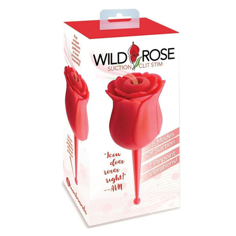 Wild Rose Le Point - Red USB Rechargeable Air Pulse Stimulator - Naughty by Nature Adult Store