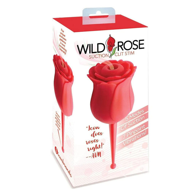 Wild Rose Le Point - Red USB Rechargeable Air Pulse Stimulator - Naughty by Nature Adult Store