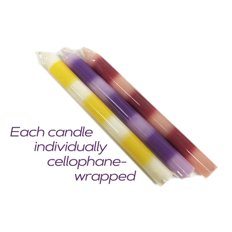 The 9's Make Me Melt Drip Candle 3-Pk - Pastellines - Pastel Coloured Drip Candles - 3 Pack - Naughty by Nature Adult Store