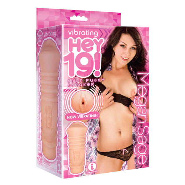 Hey 19! Megan Sage - Flesh Teen Vibrating Vagina Masturbator - Naughty by Nature Adult Store