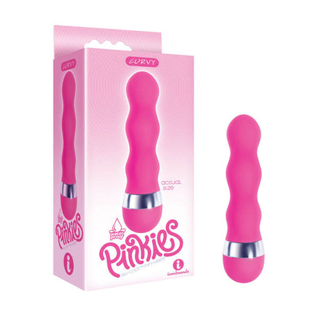 The 9's Pinkies, Curvy - Pink 11.4 cm (4.5'') Vibrator - Naughty by Nature Adult Store