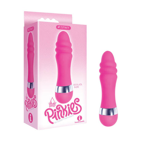 The 9's Pinkies, Ridgy - Pink 11.4 cm (4.5'') Vibrator - Naughty by Nature Adult Store