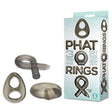 The 9's Phat Rings - Smoke Cock Rings - Set of 3 - Naughty by Nature Adult Store