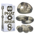 The 9's Phat Rings - Smoke Cock Rings - Set of 3 - Naughty by Nature Adult Store