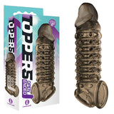 The 9's Toppers Open Ended - Smoke Penis Extension Sleeve - Naughty by Nature Adult Store