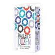 Baller's Dozen - Beaded - Individually Wrapped Cock Rings - Pack of 12 - Naughty by Nature Adult Store