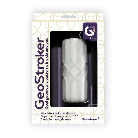GeoStroker #3 - White 12.7 cm Stroker - Naughty by Nature Adult Store