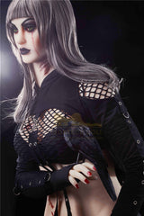 Irontech Gothic Sex Doll Mia 168cm Life Size TPE Doll With Steel Skeleton