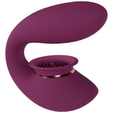 Twitch 3 - Burgundy - Burgundy USB Rechargeable Suction Vibrator - Naughty by Nature Adult Store
