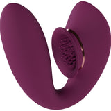 Twitch 3 - Burgundy - Burgundy USB Rechargeable Suction Vibrator - Naughty by Nature Adult Store