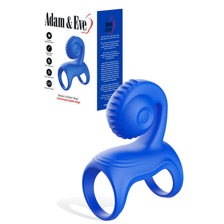 Adam & Eve ROCKIN & ROLLIN SNAIL -  Vibrating Couples Cage - Naughty by Nature Adult Store