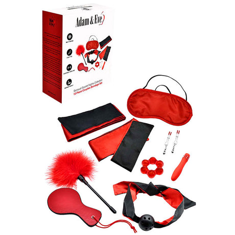 Adam & Eve SENSUAL SCARLET NIGHTS -Set of 10 Pieces - Naughty by Nature Adult Store
