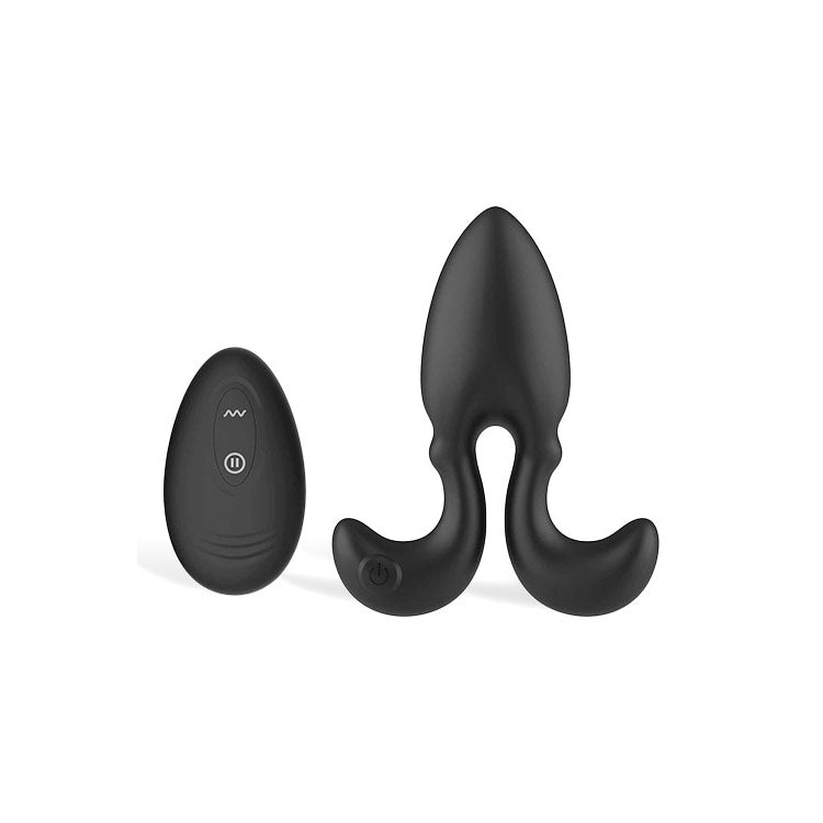 Adam & Eve OMEGA Vibrating Plug - Black