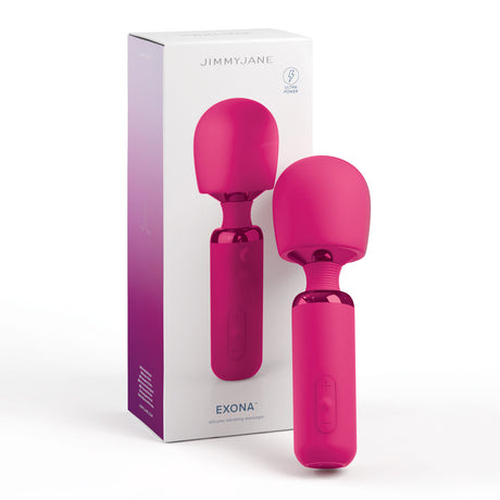 JimmyJane Exona - Pink 18.3 cm USB Rechargeable Massage Wand - Naughty by Nature Adult Store