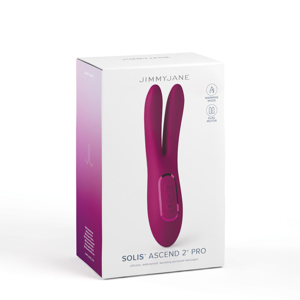 JimmyJane Solis Ascend 2 PRO - Rechargeable Dual Tip Stimulator - Naughty by Nature Adult Store