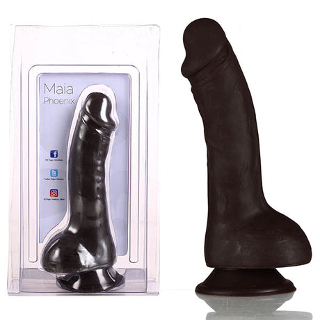 Maia Phoenix - Black 20.3 cm Dong - Naughty by Nature Adult Store