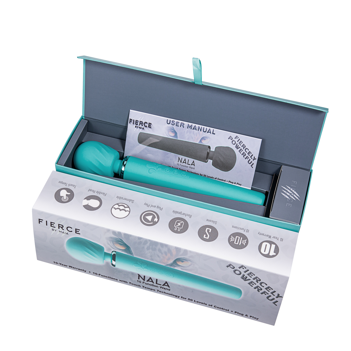 Maia NALA - Blue Rechargeable Massage Wand - Naughty by Nature Adult Store