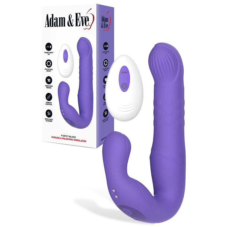 Adam & Eve P-SPOT MILKER - Curling & Pulsating Prostate Massager