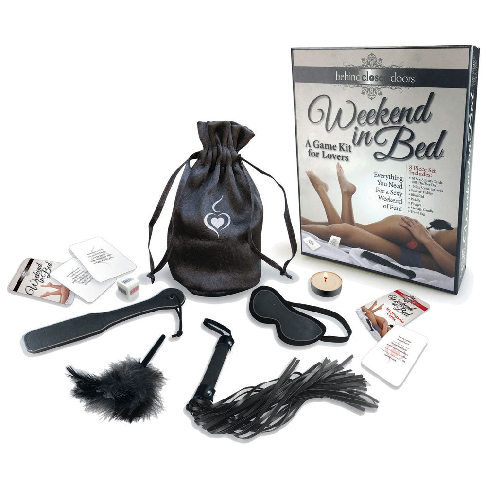 Behind Closed Doors - Weekend In Bed - Couples Kit Game - Naughty by Nature Adult Store