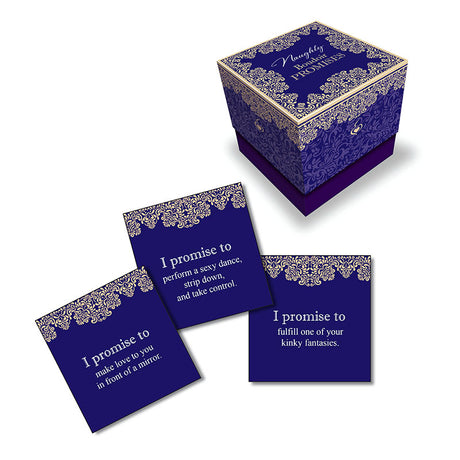 Behind Closed Doors - Naughty Boudoir Promises - Lovers Activity Cards - Set of 30 - Naughty by Nature Adult Store