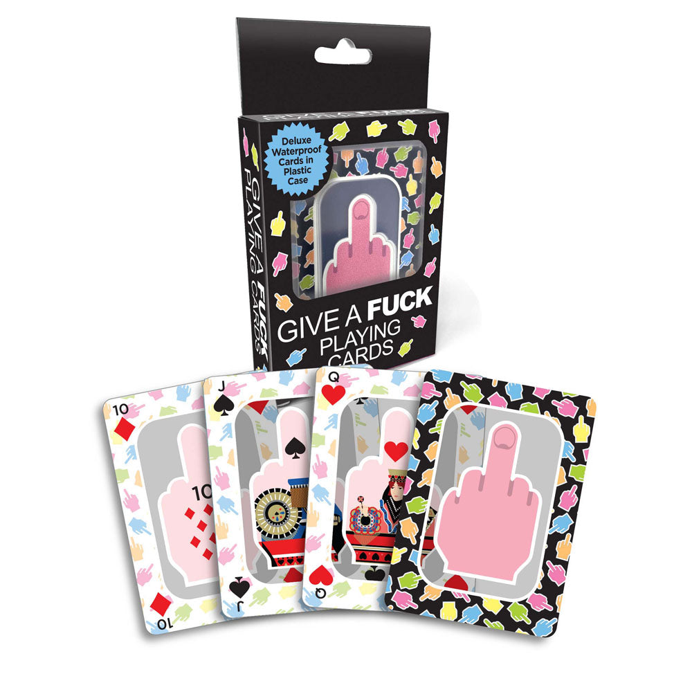 Give A Fuck Playing Cards - Waterproof Novelty Playing Cards