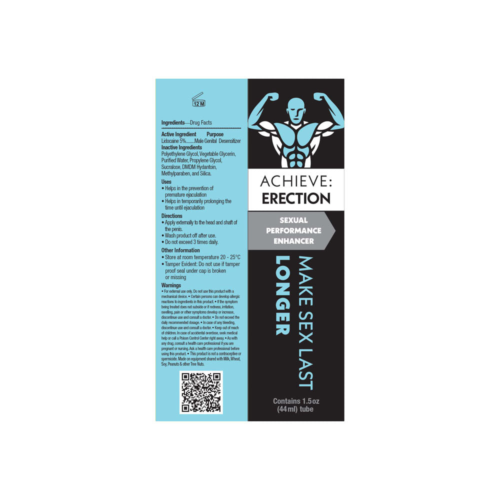 Achieve: Erection - Sexual Performance Enhancer for Men - Naughty by Nature Adult Store