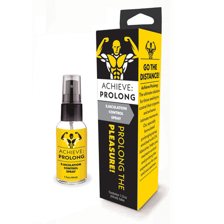 Achieve: Prolong - Ejaculation Control Spray for Men - Naughty by Nature Adult Store