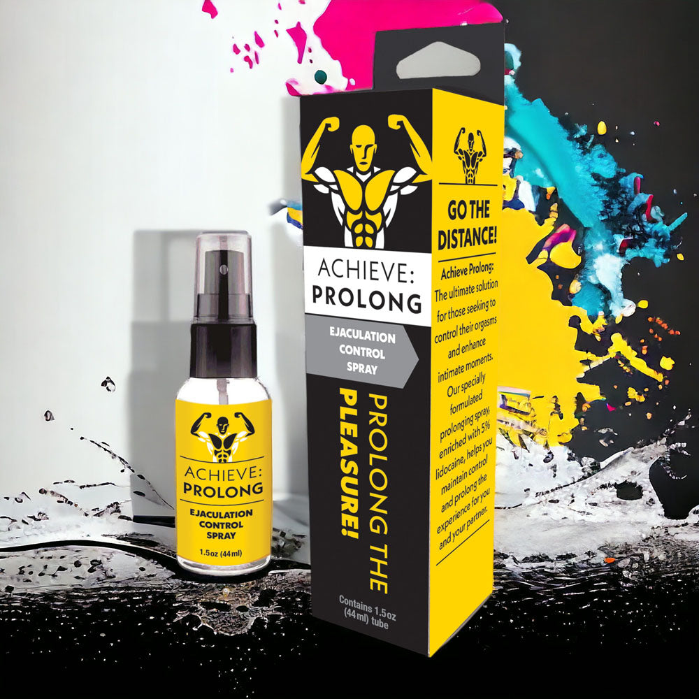 Achieve: Prolong - Ejaculation Control Spray for Men - Naughty by Nature Adult Store